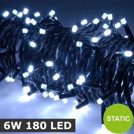 Fluxia Heavy Duty Static White 6W 180 LED String Lights