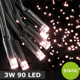 Heavy Duty Static Warm White 3W 90 LED String Lights