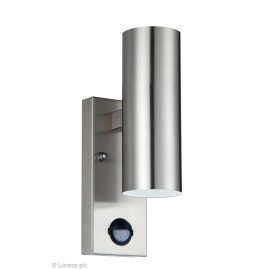  Luceco Decorative Stainless Steel Up/Down PIR Wall Light