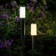 Techmar Garden Lighting UK Outdoor Lights Low Voltage Silia 12V Plug & Play LED Garden Post Light Kits 3