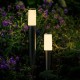 Techmar Garden Lighting UK Outdoor Lights Low Voltage Silia 12V Plug & Play LED Garden Post Light Kits 4