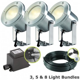 Techmar Techmar Garden Lighting UK Outdoor Lights Low Voltage Catalpa Garden Spotlight Kit (1)
