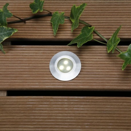 Techmar Garden Lighting UK Outdoor Lights Low Voltage Alpha Warm White 12V LED Garden Deck Light 1