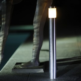 Techmar Techmar Garden Lighting UK Outdoor Lights Low Voltage Atila Stainless Steel 12V LED Garden Post Light 1